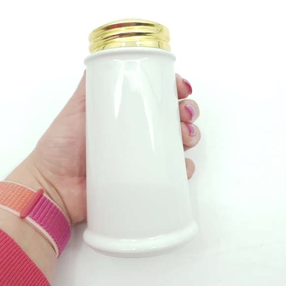 Himark Vintage Parmesan Cheese Shaker San Remo Buono‎ Italia Ceramic Gold Lid - Picture 3 of 9
